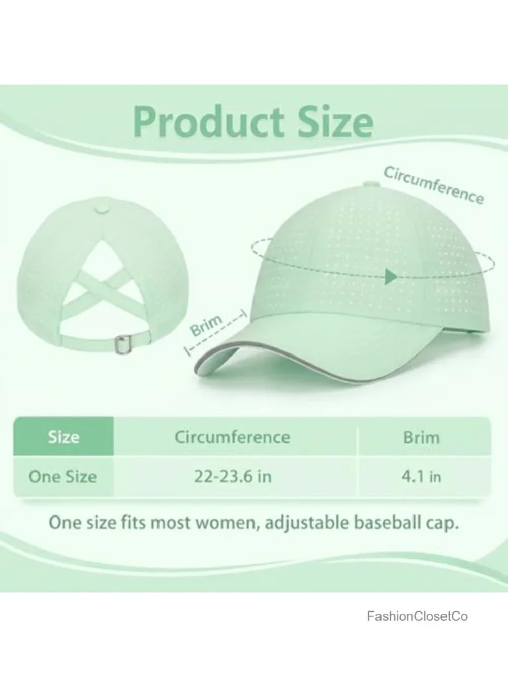 Criss Cross Ponytail Hat Reflective Baseball Cap Lightweight Quick Dry Mesh